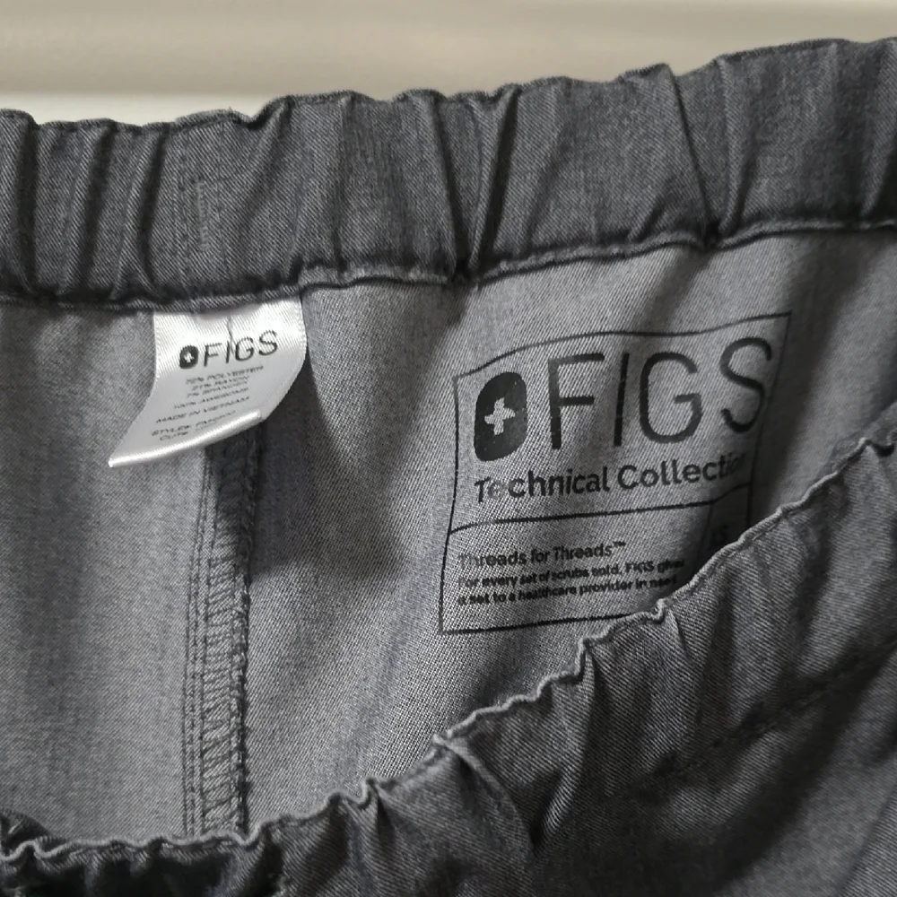 Figs Gray and Green Joggers with Relaxed Fit